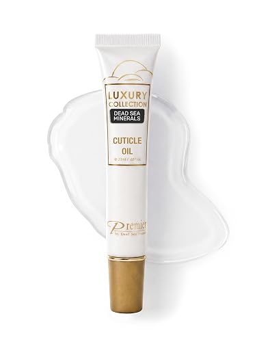 Premier Cuticle Oil for Dry Cuticles and Brittle Nails, Nail Care with Rose Hip, Sweet Almond Oil, Dead Sea Minerals and Vitamin E, 0.68 Fl Oz (20 ml) Beauty & Personal Care Premier