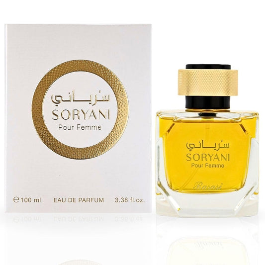 RASASI Soryani Eau De Parfum For Women Spray - 100ML (3.38 OZ) Arabian Perfume - Refreshing, Citrusy, Musky and Floral Fragrance - Luxurious Feminine Beauty & Personal Care RASASI
