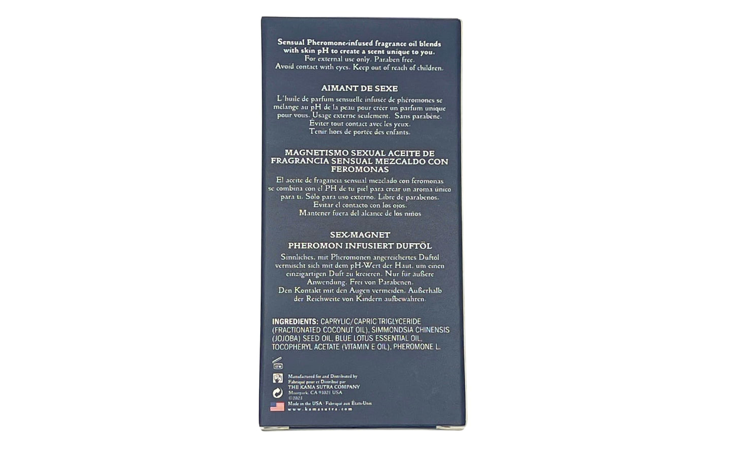 Kama Sutra Blue Lotus Roll-on Pheromone Infused Perfume Cologne with Pure Blue Lotus Oil - Unisex for Men and Women - TSA Ready 10ml 0.33 fl oz Beauty & Personal Care KAMA SUTRA