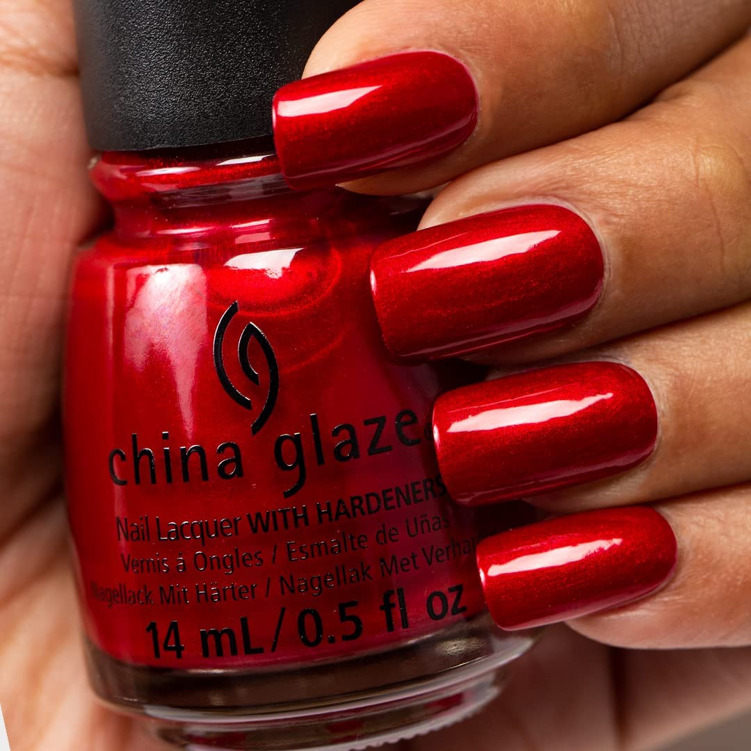 China Glaze Nail Polish, Red Pearl 712