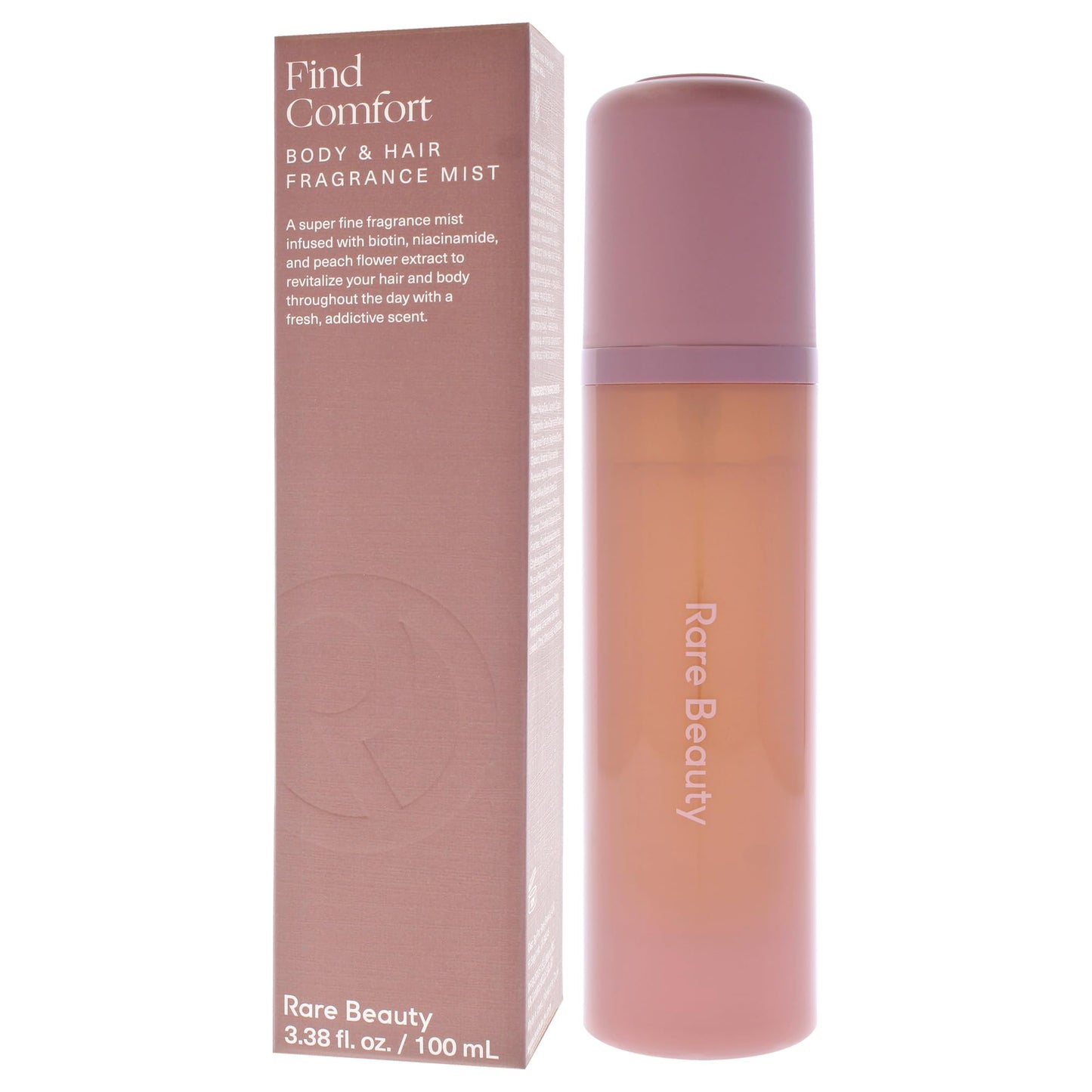 Find Comfort Body and Hair Fragrance Mist by Rare Beauty for Women - 3.38 oz Mist
