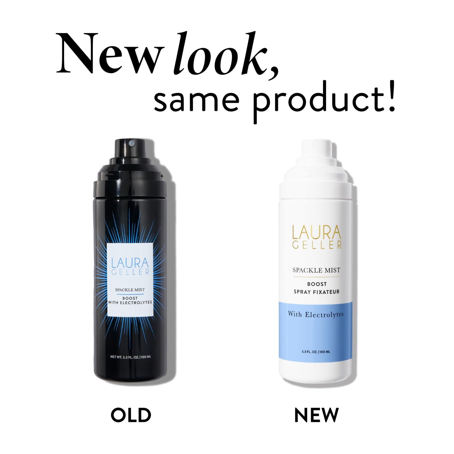 LAURA GELLER NEW YORK Spackle Mist Boost Setting Spray with Electrolytes - Long-Lasting Makeup Spray with Blue Light Protection - Dewy Skin Makeup