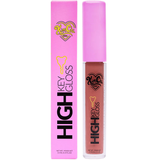 Kimchi Chic High Key Gloss, High-Shine Lip Gloss Helps Illuminate Your Look and Face, Non-Sticky, Pink With Deep Peach Undertone, 09 Soda Pop, 3.5ml