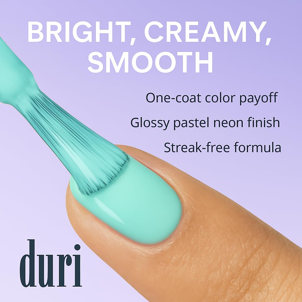 duri Nail Polish, 110S Lilac Dream, Pastel Lavendar Pink
