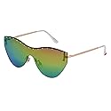 Betsey Johnson Women's Summertime Sunglasses Shield, Rainbow, 145 mm
