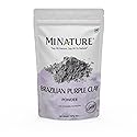 minature Brazilian Purple Clay |Mineral Rich for Detoxifying Skin | Deep Cleansing Face Mask | Ideal for Face Pack DIY Soap|227g(8 oz)