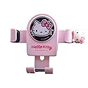 Kawaii Kitty Pink Air Vent Car Mount, Hands Free Cell Phone Holder for Car, Cute Kitty car Accessories, Clamp Cradle, Compatible with All iPhone…