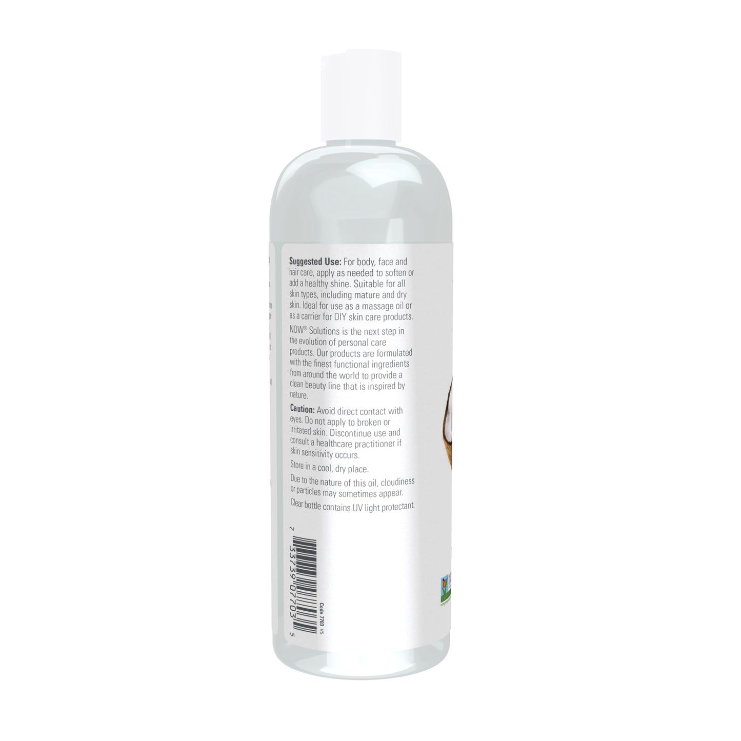 NOW Foods Solutions, Liquid Coconut Oil, Light and Nourishing, Promotes Healthy-Looking Skin and Hair, 16-Ounce Beauty and Personal Care NOW Foods