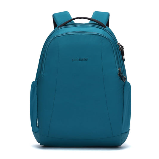 Pacsafe Metrosafe LS350 15 Liter Anti Theft Laptop Daypack/Backpack - with Padded 13" Laptop Sleeve, Tidal Teal