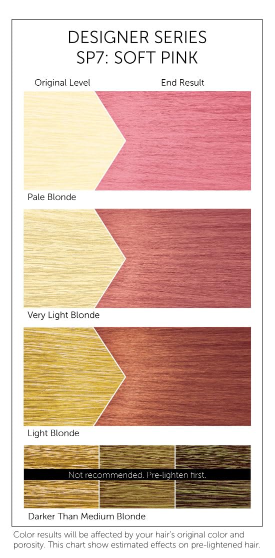Bigen SP7 Soft Pink Designer Series Semi-Permanent Hair Color (pack of 3)