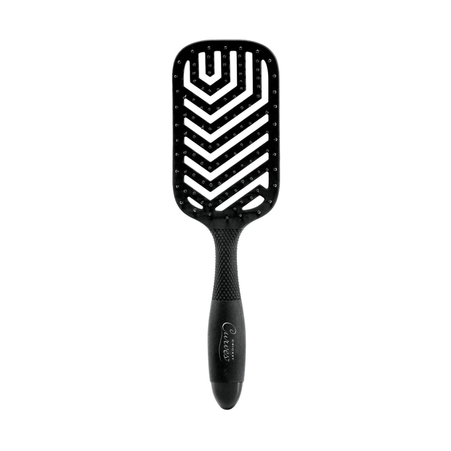 Cricket Curves Large Wide Vent Hair Brush for Blow Drying and Styling Anti-Static Nylon Bristle Brush for Long, Short, Thick, Thin, Curly, All Hair