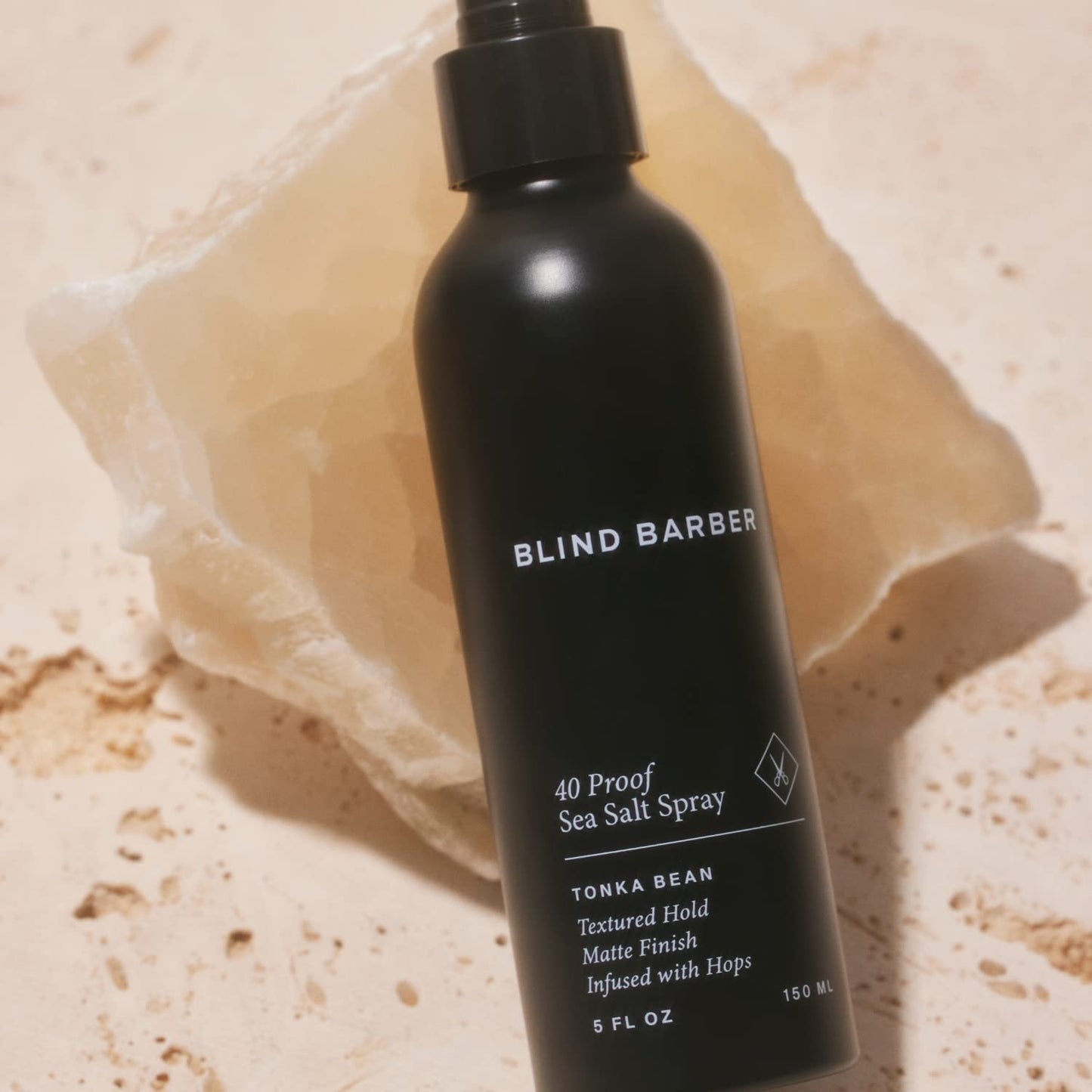 Blind Barber 40 Proof Sea Salt Spray for Men - Salt Water Hair Spray for Volume & Texture - Water-Based Matte Finish with Light-Medium Hold - Enhances
