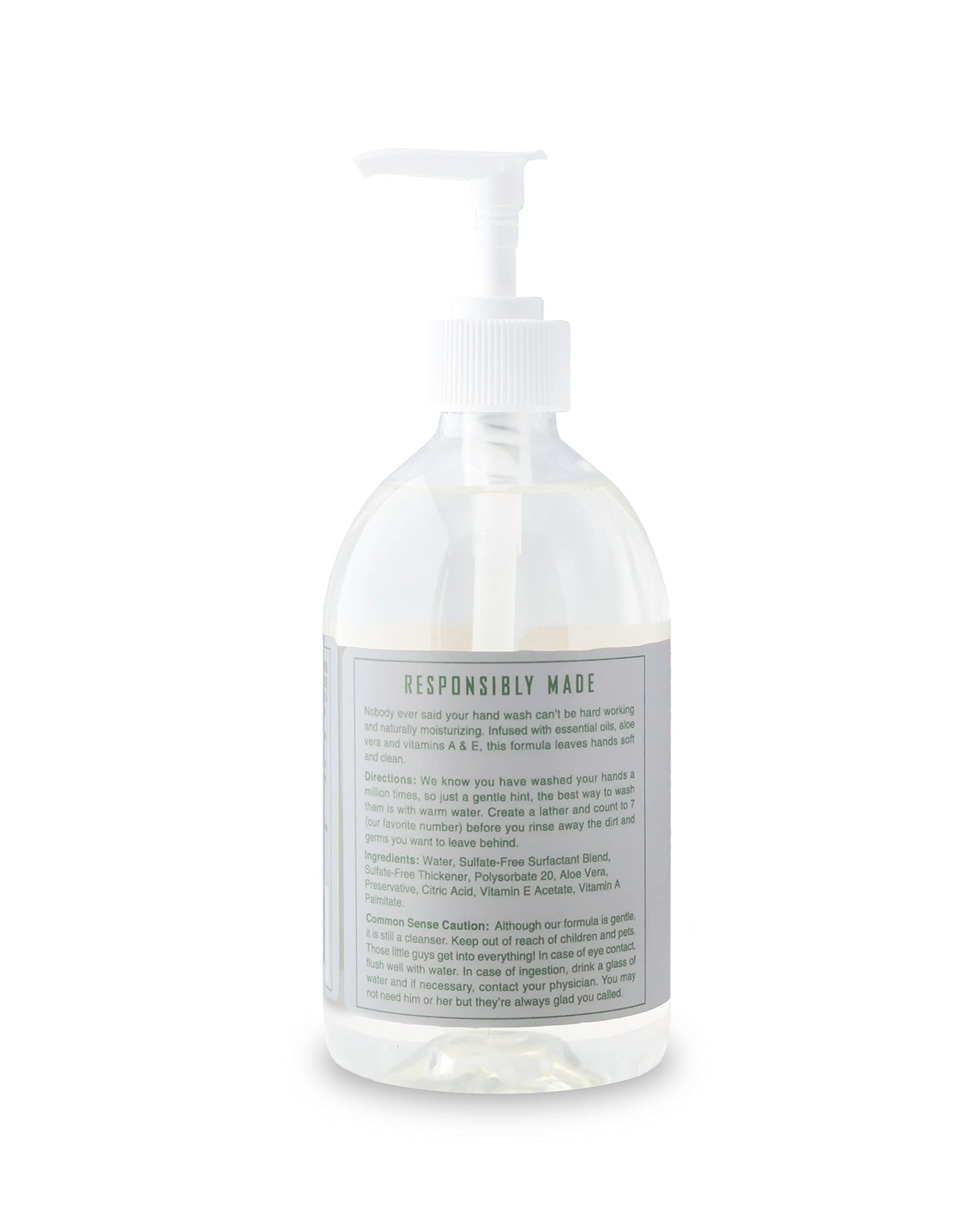 Rebel Green, Hand Soap Unscented, 16.9 Ounce