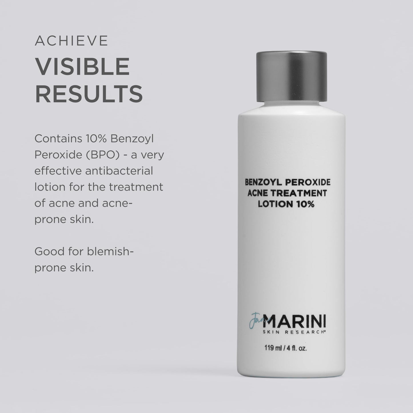 Jan Marini Skin Research Benzoyl Peroxide Acne Treatment Lotion 10% - 4 Oz