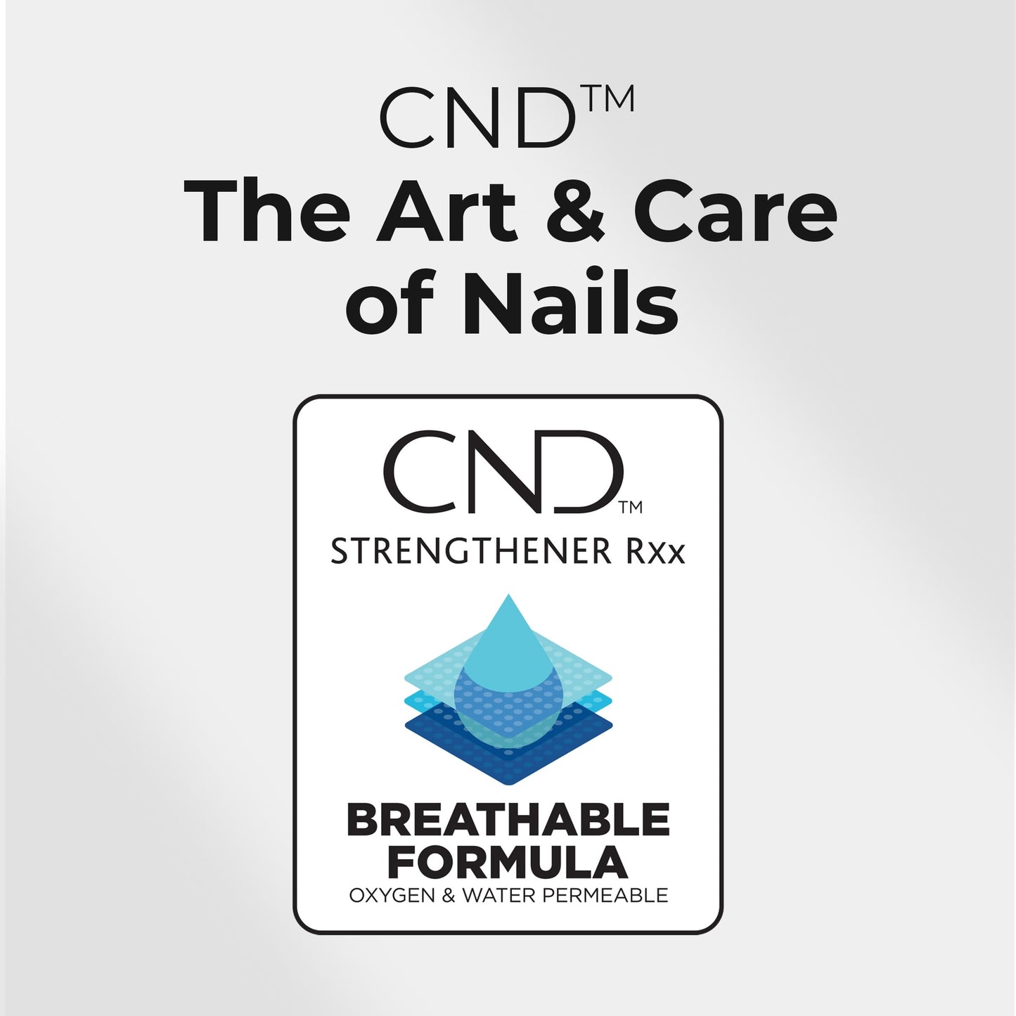 CND™ Strengthener RXx, Nail Strengthener for Tougher, Stronger Nails & Protection for Thin Nails, Stocking Stuffer for Women, 0.5 Fl Oz