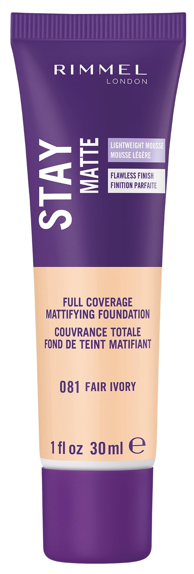 Rimmel, Stay Matte Foundation, Fair Ivory 2 Count (Pack of 1)(packaging may vary) Beauty and Personal Care Rimmel Default Title