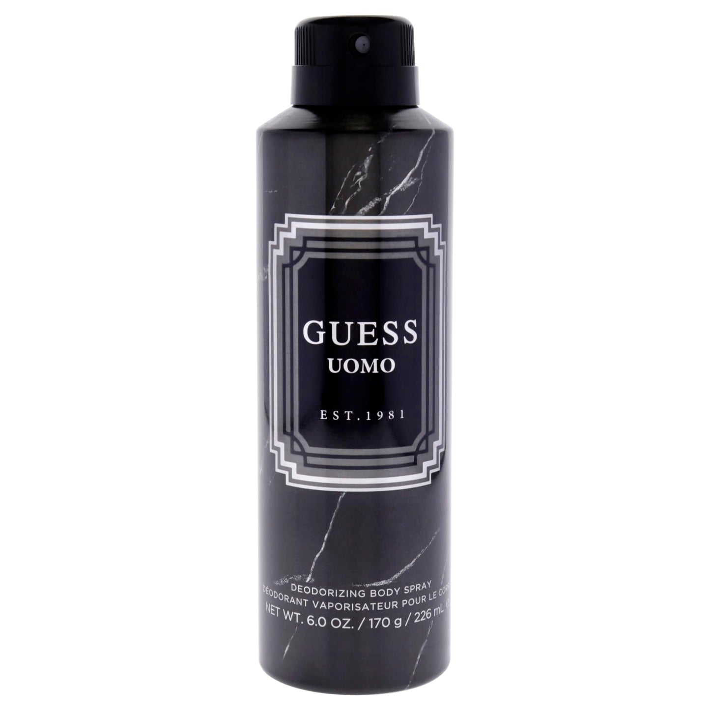 Guess UOMO Deodorizing Body Spray For Men, 6.0 Oz.