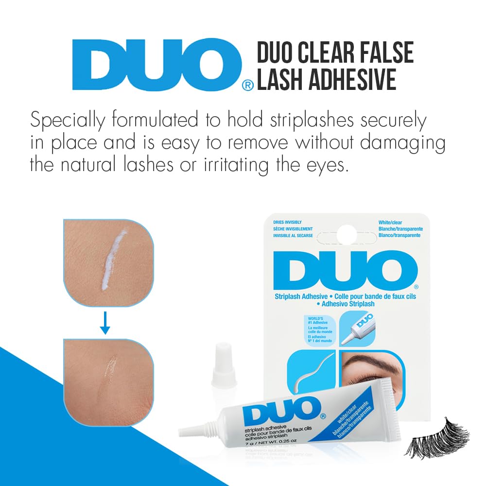 Duo Lash Adhesive, Clear, 0.25 Ounce (Pack of 1)