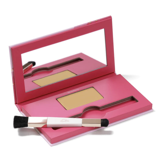 eSalon Root Touch Up + Brow Powder, Conceal & Cover (Strawberry) - Hairline Powder for Women - Scalp Concealer & Filler for Thinning & Gray Hair Beauty & Personal Care eSalon
