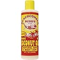Hawaiian Beachcomber Budd Pure Coconut Oil 8 oz. Unscented 8 Bottles