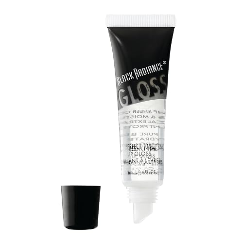 Black Radiance Perfect Tone Lip Gloss, Clear Shine, 0.4 Oz