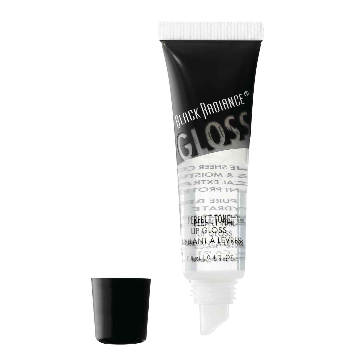 Black Radiance Perfect Tone Lip Gloss, Clear Shine, 0.4 Oz