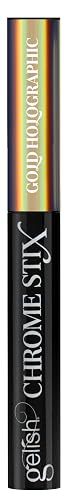 Gelish Chrome Stix Metallic Nail Art Powder: Gold holographic, 0.5g Beauty & Personal Care Gelish