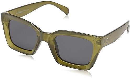 A.J. Morgan Potent 59164-OLV Round Sunglasses, Olive, 48 mm