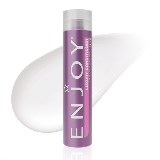 Enjoy Luxury Conditioner- Eliminates Frizz Cleansing Moisturizing Smoothing - Sulfate Free For Thick Coarse or Curly Hair (10.1 Fl Oz)