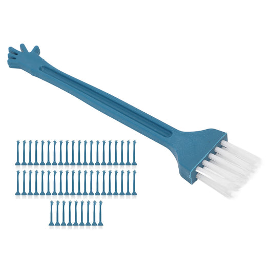 50Pack Disposable Mini Cleaning Brushes with Nylon Bristles and PP Handles for Razor, Cups, Feeding Bottles, Window Gaps, Corners, and Phones Beauty and Personal Care BORDSTRACT