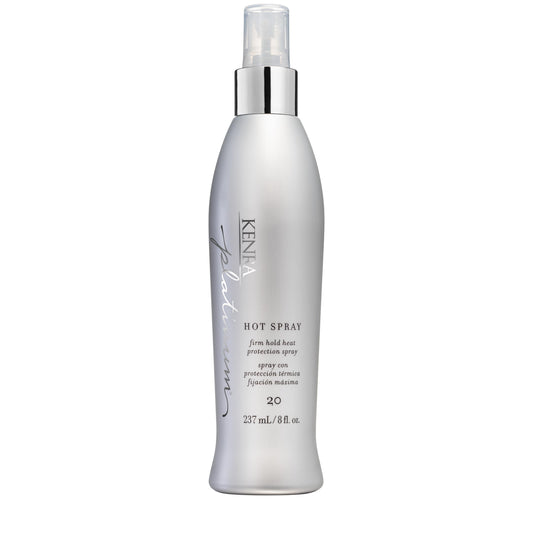Kenra Platinum Hot Spray 20 | Heat Protection Styler | Long-Lasting, Firm Hold | Adds Vibrant Shine | Humidity & Thermal Protection | Clean Release