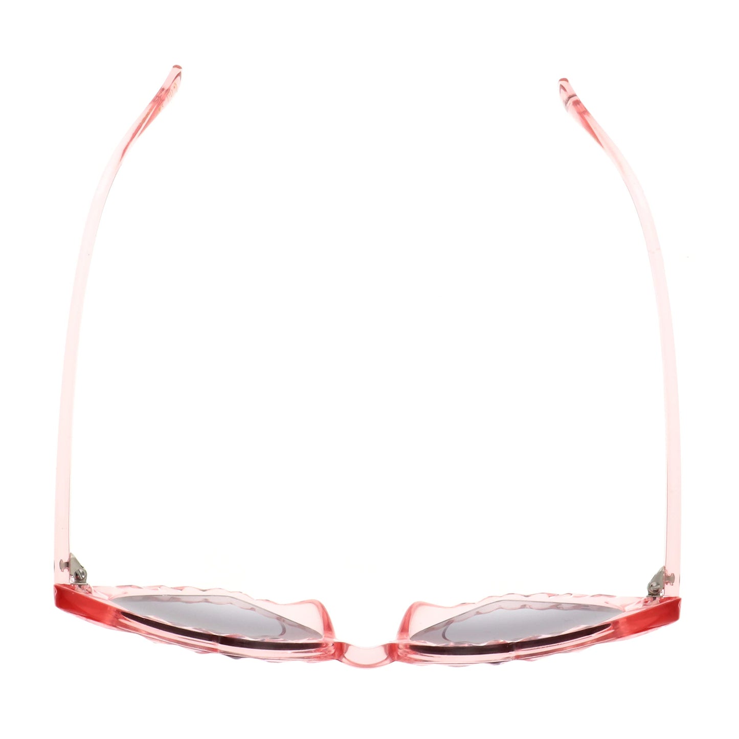 Betsey Johnson Brea Heart Sunglasses for Women, Pink