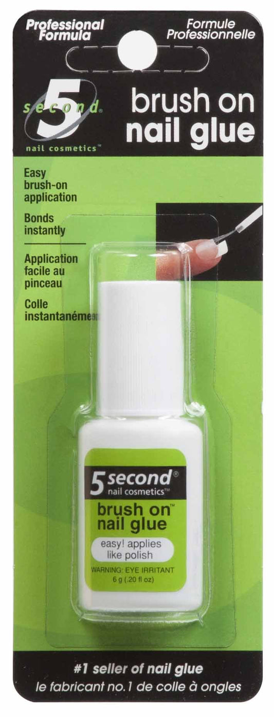 5 Second Nail Brush On Nail Glue, 6-Gram Beauty & Personal Care 5 Second