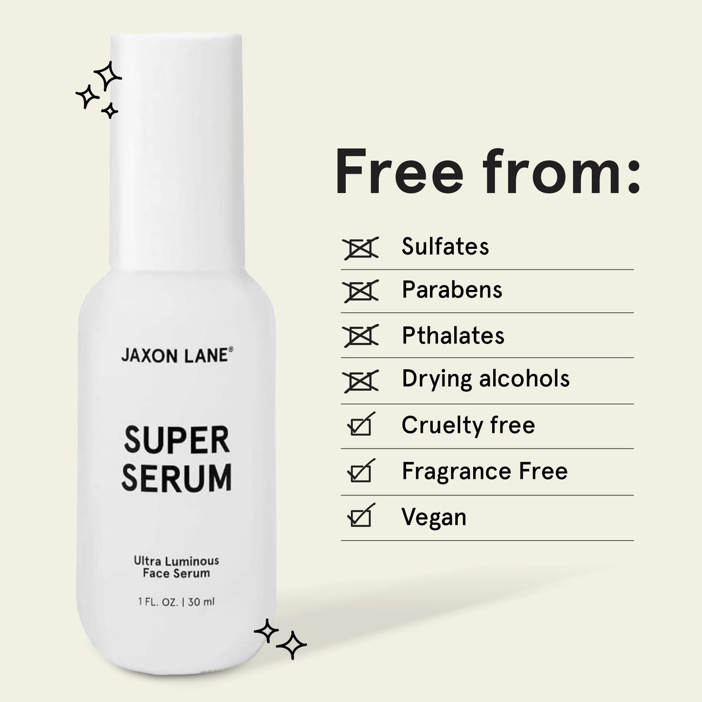 SUPER SERUM Anti Aging Serum for Face: 5% Niacinamide Serum, Bakuchiol Serum, Vitamin C Face Serum for Men Korean Skin Care Tranexamic Acid Textured