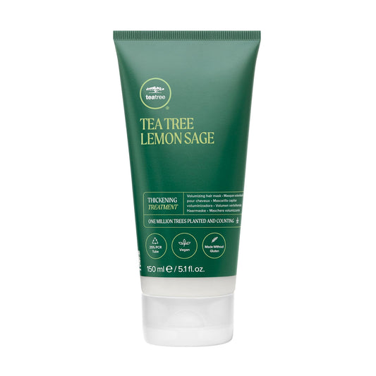 Tea Tree Lemon Sage Thickening Treatment, Volumizing Hair Mask, For Fine Hair, 5.1 fl. oz