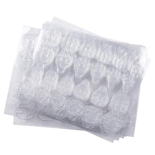Kalolary 480PCS Double-Sided Nail Adhesive Tabs, Transparent Flexible Jelly Gel Tape for Nail Art, Suitable for Professional or Home Use