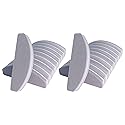 20 PCs Nail Buffers, Double Sided Nail Files Buffer Blocks 100/180 Grit Portable Washable Sanding Buffing File Arc Shape (Grey)
