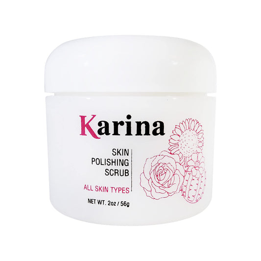 Karina Skin Polishing Scrub 2 oz (60g) - Ultra-Moisturizing Face Exfoliator for Combination to Dry Skin Beauty & Personal Care Karina Skin Care