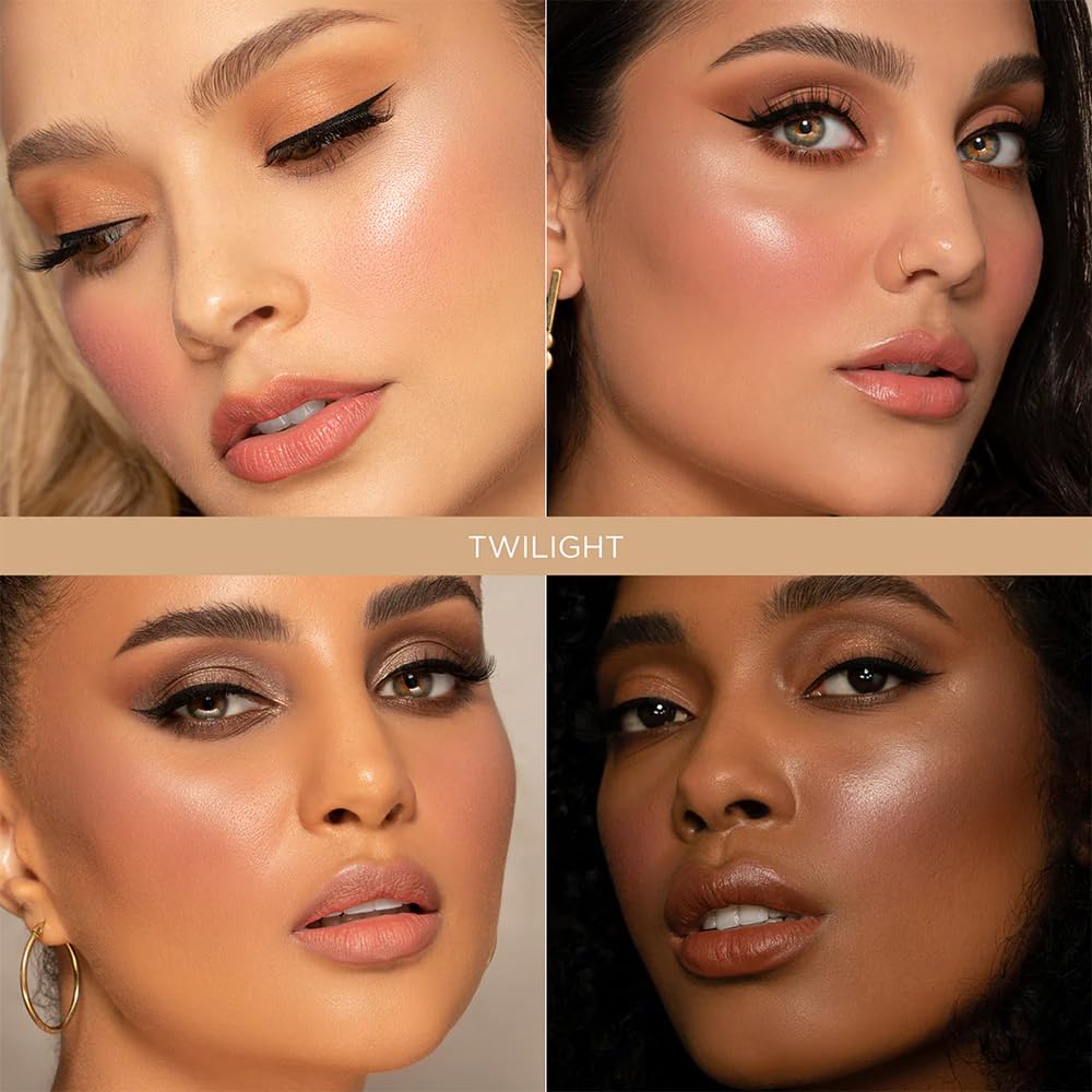 Sigma Beauty Highlighter Makeup - Illuminating Highlighting Powder for Face, Sheer Glimmer Face Highlighter for Cheeks, Cupid’s Bow, & Brow Bone