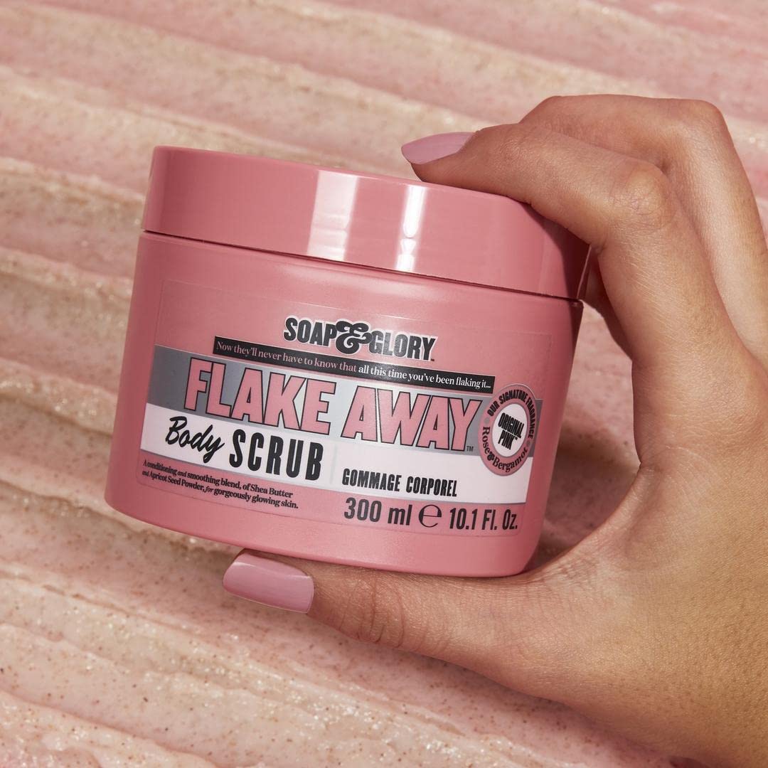Soap & Glory Original Pink Exfoliating Body Scrub - Body Exfoliator & Dead Skin Remover with Mandarin Extract for Smooth, Radiant Skin - Rose