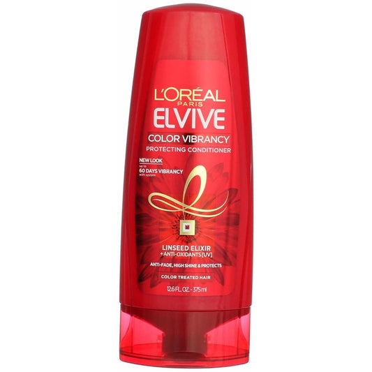 L'Oreal Paris Elvive Color Vibrancy Protecting Conditioner, for Color Treated Hair, Conditioner with Linseed Elixir and Anti-Oxidants, for Anti-Fade Beauty & Personal Care L'Oreal Paris