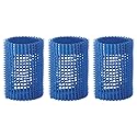 Olivia Garden Jet Set Self-Gripping Curler For Setting Or Perming (1 3/4" - 3 Count) Blue
