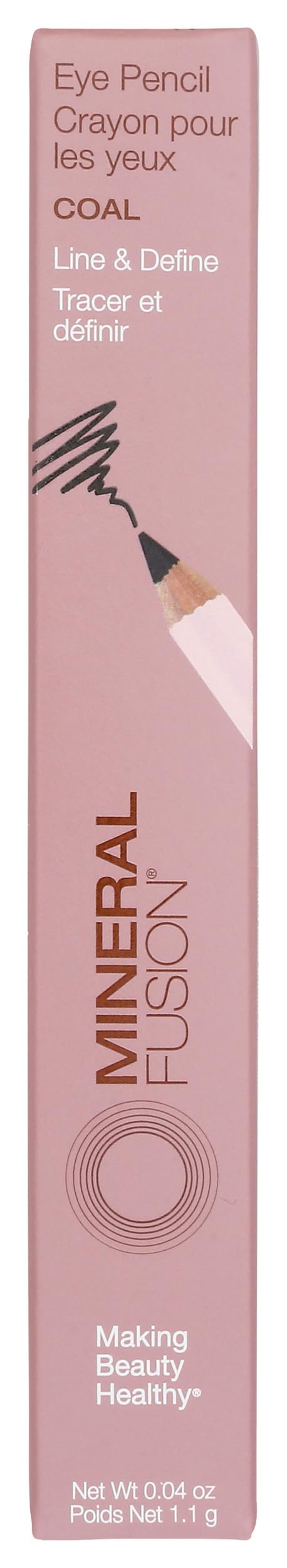 Mineral Fusion Coal Eye Pencil, 0.04 Oz