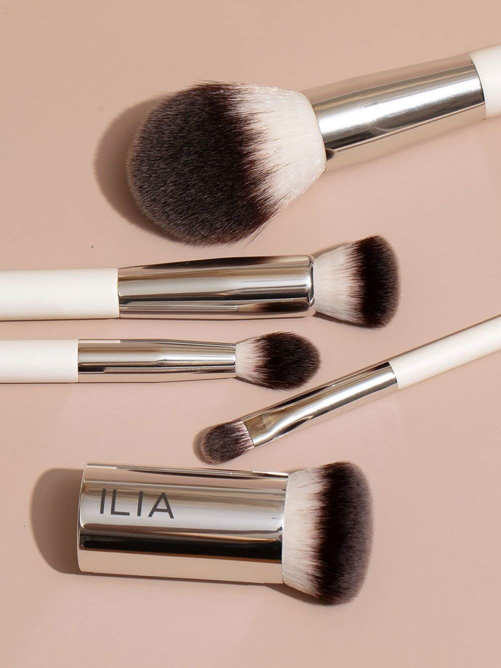 ILIA - Complexion Brush | Liquid + Cream Complexion Product Brush Made with FSC Certified Wood, Aluminum, + Soft, Vegan Bristles | Expertly Crafted |
