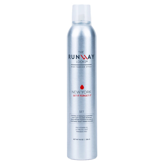 The Runway Looks Set It Forget It Control-It Versatile Hairspray, With Pro-Vitamin B5, Customizable Hold Levels For Versatile Styling, Leaves No