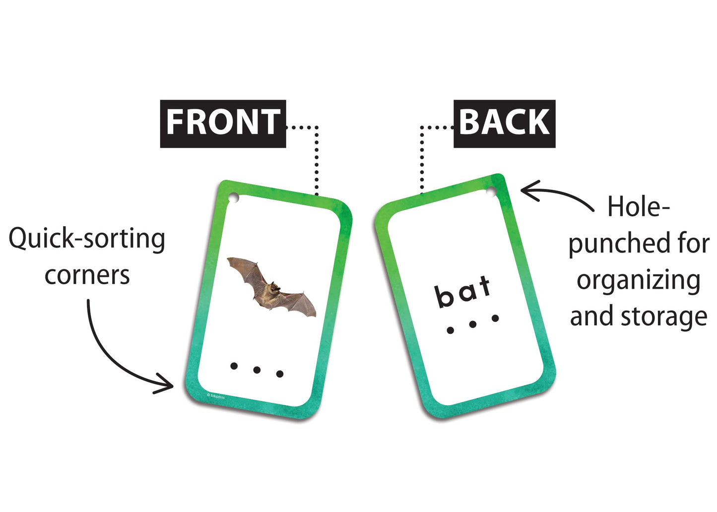Teacher Created Resources Decoding CVC Words Flash Cards (EP62057), Medium
