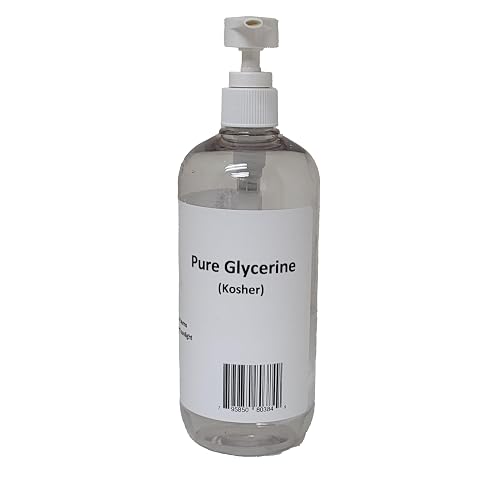 Nature's Will Pure Glycerine/Glycerin USP, FCC Grade For Cosmetic, Natural Moisturizer & Cleanser for Skin, Hair, Crafts, Soap Base Oil - Kosher