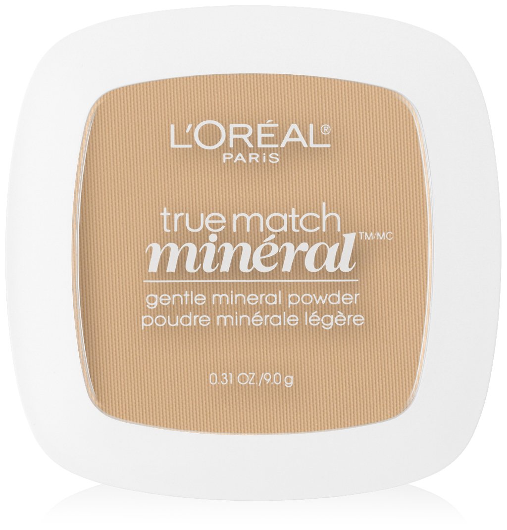 L’Oréal Paris True Match Mineral Pressed Powder, Soft Ivory, 0.31 Ounce
