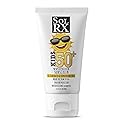 SolRX KID's SPORT Sunscreen SPF 50+ Oxybenzone Free Sunscreen, Reef Safe Sunscreen for Face and Body, Won't Run Into Eyes