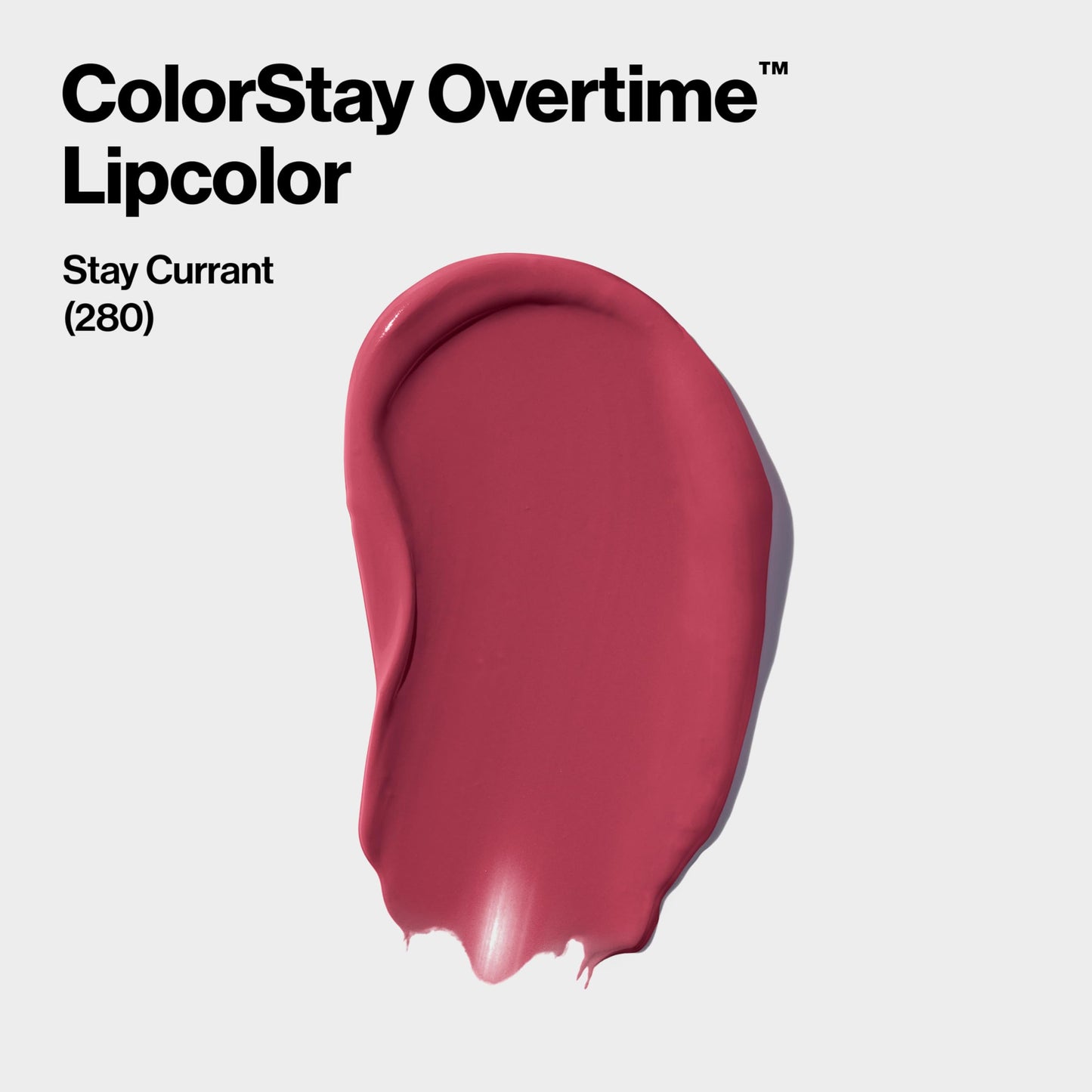 Revlon Liquid Lipstick with Clear Lip Gloss, ColorStay Overtime Lipcolor, Stocking Stuffer for Women, 280 Stay Currant, 0.07 fl oz
